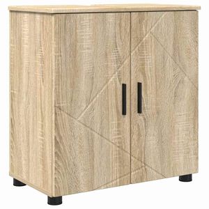 vidaXL Bathroom Cabinet with Storage Sonoma Oak 61 x 35 x 64 cm