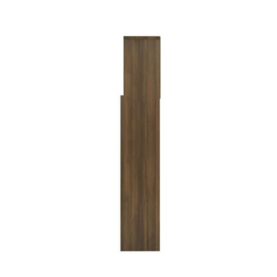 vidaXL Headboard Cabinet Brown Oak 160x19x103.5 cm