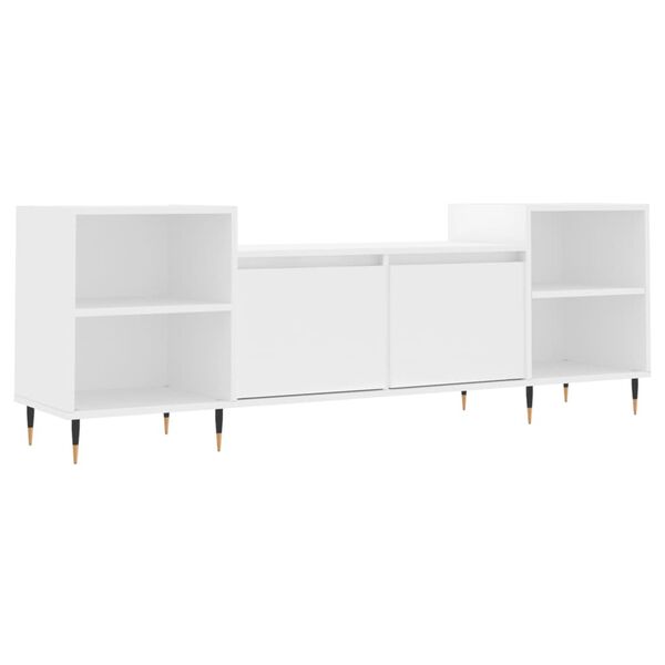vidaXL TV Cabinet White 160x35x55 cm Engineered Wood