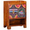 vidaXL Shoe Cabinet with Door Brown 55 x 35 x 75 cm Solid Acacia wood