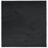 vidaXL Rug OVIEDO Short Pile Black 120x120 cm