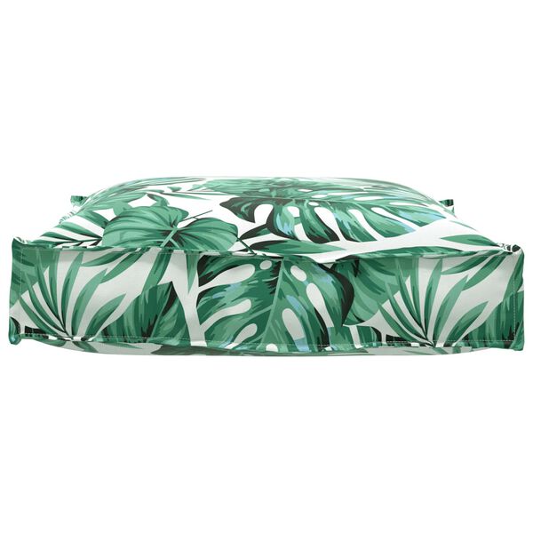 vidaXL Cushion Leaf Leaf Pattern 70 x 70 x 12 cm Oxford Fabric