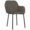 vidaXL Dining Chairs 2 pcs Dark Grey Velvet