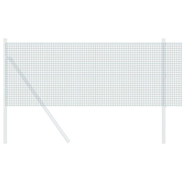 vidaXL Welded Wire Fence Green 0.4 x 100 m Steel