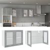 vidaXL Hanging Glass Cabinet Lyon Grey Sonoma 80x31x60 cm Engineered Wood
