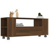 vidaXL TV Cabinet Brown Oak 120x35x48 cm Engineered Wood
