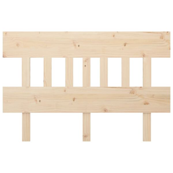 vidaXL Bed Headboard 203.5x3x81 cm Solid Wood Pine
