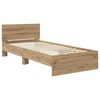 vidaXL Bed Frame Artisan Oak 90 x 190 cm Engineered Wood