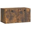 vidaXL Wall-Mounted TV Cabinet Smoked Oak 59.5 x 31 x 30 cm