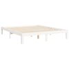 vidaXL Bed Frame without Mattress White 160x200 cm Solid Wood Pine