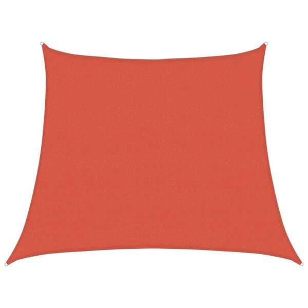 vidaXL Sunshade Sail 160 g/m² Trapezium Terracotta 3/4x3 m HDPE