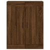 vidaXL Wall Mounted Cabinets 2 pcs Brown Oak Engineered Wood