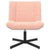vidaXL Swivel Chair Pink 63 x 75 x 76 cm Sheepskin