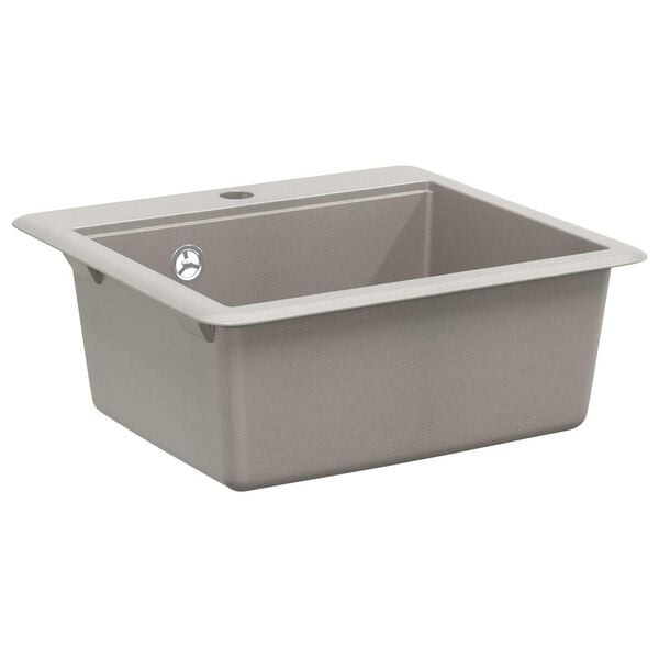 vidaXL Sink Grey 470 x 440 mm Granite