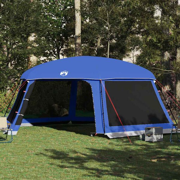 vidaXL Pool Tent with Removable Fly & Mesh Walls Azure Blue 670x590 cm