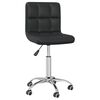 vidaXL Office Chair | Black | Faux leather, chromed steel | Adjustable