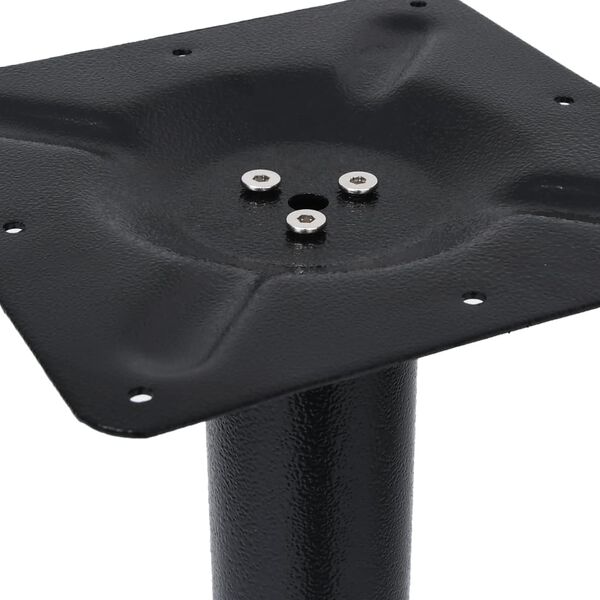 vidaXL Bistro Table Leg Black 52x52x72 cm Cast Iron