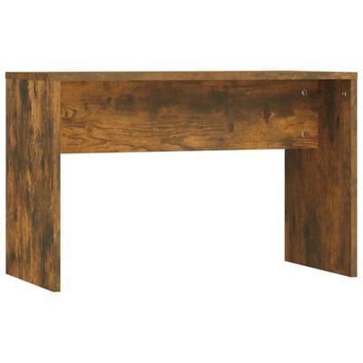 vidaXL Dressing Table Set with LED Smoked Oak Engineered Wood