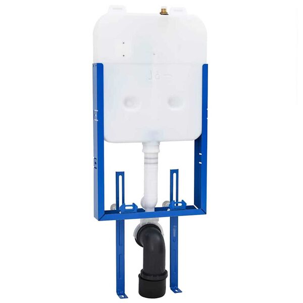 vidaXL Mounting Frame White Steel