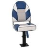 vidaXL 2 Piece Foldable Boat Seat Set High Backrest