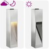 vidaXL Solar Led Pathway Light 2 pcs Galvanized Galvanized