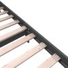 vidaXL Bed Frame without Mattress Grey Solid Wood 200x200 cm (810104+814216)
