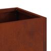 vidaXL Raised Garden Planter Rusty 100 x 26 x 82 cm Weathering Steel