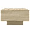 vidaXL Coffee Table Sonoma Oak 55x55x31 cm Engineered Wood