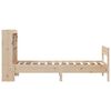 vidaXL Bookcase Bed without Mattress 90x200 cm Solid Wood Pine