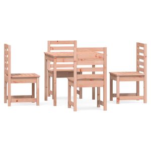 vidaXL 5 Piece Garden Dining Set Solid Wood Douglas