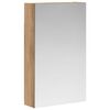 vidaXL Bathroom Mirror Cabinet Artisan Oak 30 x 10.5 x 50 cm