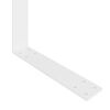 vidaXL Backrest for Pallet Sofa White 110 cm Iron