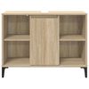 vidaXL Sink Cabinet Sonoma Oak 80x33x60 cm Engineered Wood