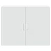 vidaXL Wall Cabinet White 80x42.5x64 cm Engineered Wood