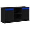 vidaXL TV Units Black 100 x 34 x 50 cm Engineered wood