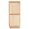 vidaXL Sideboards 2 pcs 31.5x34x75 cm Solid Wood Pine