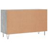 vidaXL Sideboard Concrete Grey 100x36x60 cm Engineered Wood
