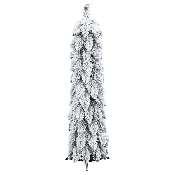 vidaXL Artificial Pre-lit Christmas Tree with 30 LEDs and Flocked Snow 60 cm