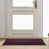 vidaXL Door Mat Bordeaux 120 x 80 x 1.2 cm Teddy Fabric