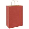 vidaXL Paper Bags 250 pcs with Handles Red 32x17x44 cm