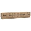 vidaXL TV Cabinet 147 x 34.5 x 27 cm Artisan Oak Engineered Wood