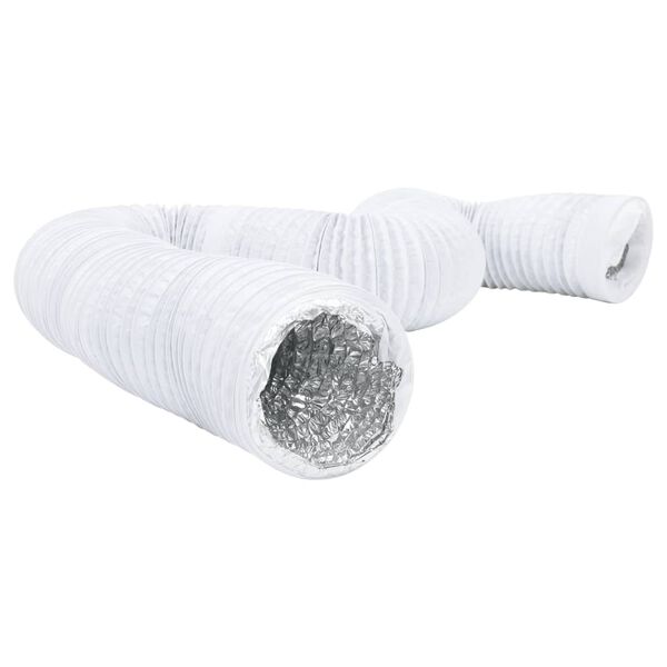 vidaXL Ventilation Duct Aluminium and PVC 6 m &Oslash;12.5 cm