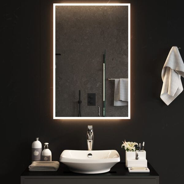 vidaXL LED Bathroom Mirror 60x90 cm
