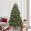 vidaXL Artificial Christmas Tree Green 210 cm PVC and Metal