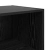 vidaXL Cabinet Black Oak 50 x 41 x 185 cm Engineered Wood