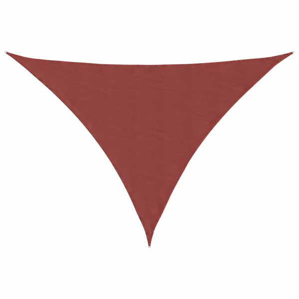 vidaXL Sun Shade Sail Terracotta 7x5x5 m 100% Polyester Oxford