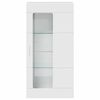 vidaXL Wall-mounted Cabinet High gloss white 55 x 29 x 100 cm