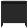vidaXL Bedside Cabinet Black 45x34x44.5 cm Engineered Wood