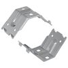 vidaXL Bracket 2 pcs Zinc-coated 106 x 55 x 1.5mm Steel
