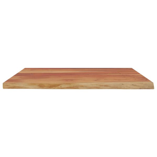 vidaXL Desk Top 100x80x3.8 cm Rectangular Solid Wood Acacia Live Edge